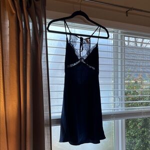 NWOT Victoria’s Secret Navy Lace Nightgown